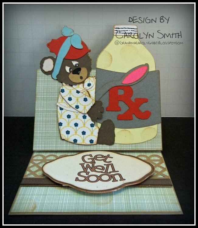 Get Well Soon Easel Card