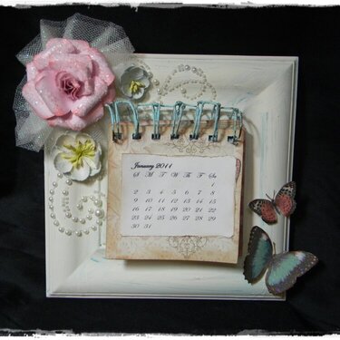 Shabby Chic Mini Calendar ~For Sale on my Etsy!