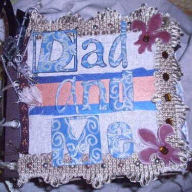 Fathers Day Memory/Altered Book - Cover