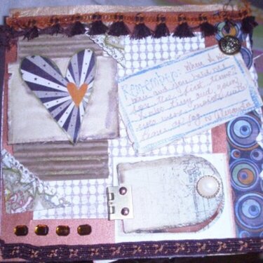 Fathers Day Memory/Altered Book