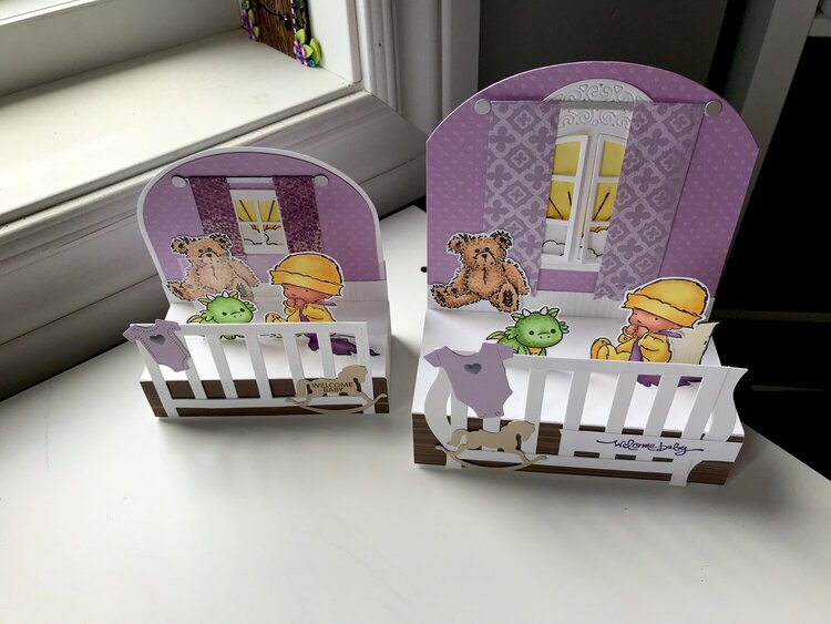 Baby Crib Platform Card