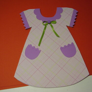 purple baby  dress