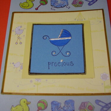 precious baby card