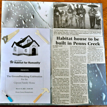 Habitat for Humanity&#039;s Scrapbook-2012