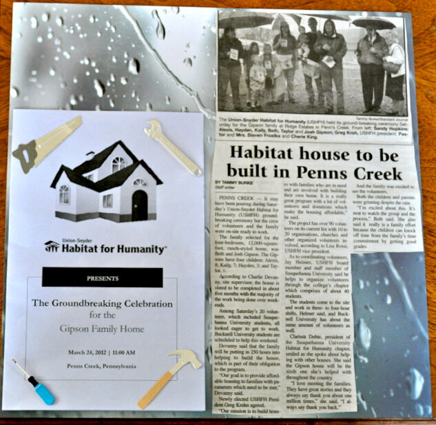 Habitat for Humanity&#039;s Scrapbook-2012