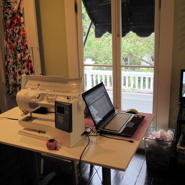 My sewing table