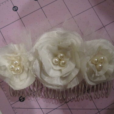Bridal hair comb