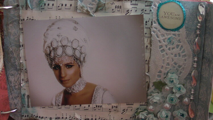 One page of my Barbra Streisand mini album