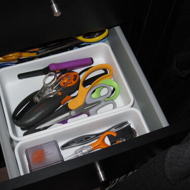 My scissor drawer