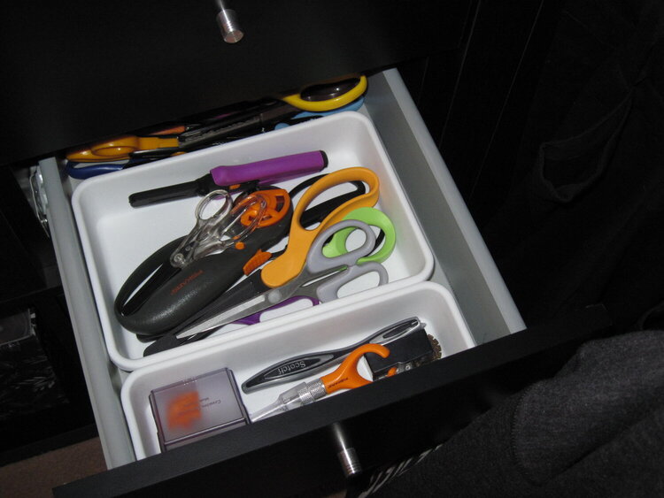 My scissor drawer