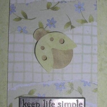 Keep Life Simple Tag