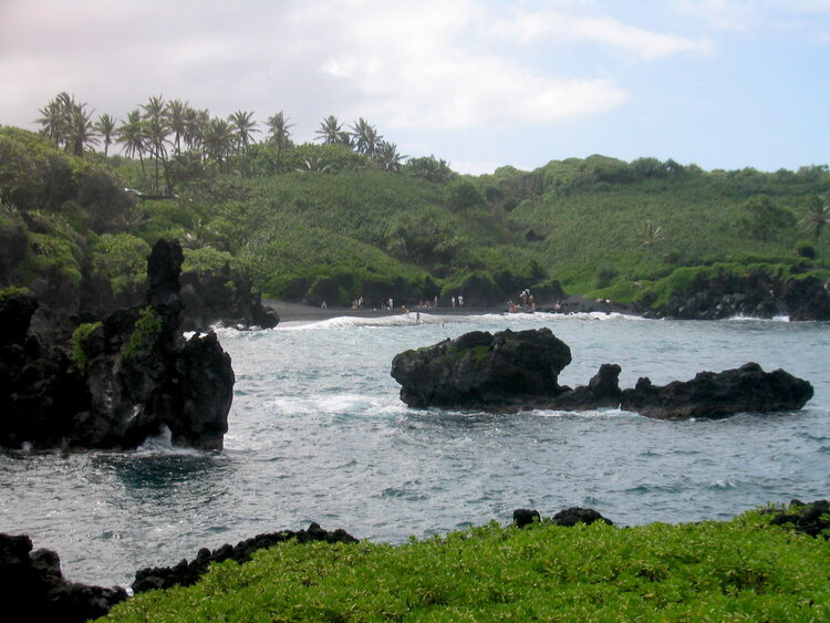 black beach