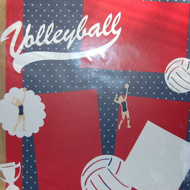 Volleyball layout