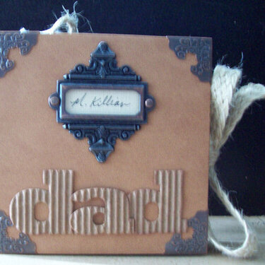 Father&#039;s Day Accordion Album Card Cover