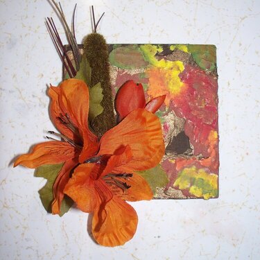 Altered Tile - Autumn / Fall