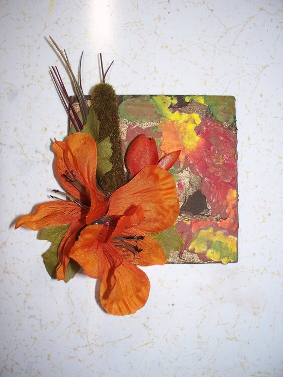 Altered Tile - Autumn / Fall