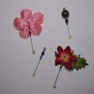 Altered Corsage Pins