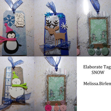 Elaborate Tags - Snow