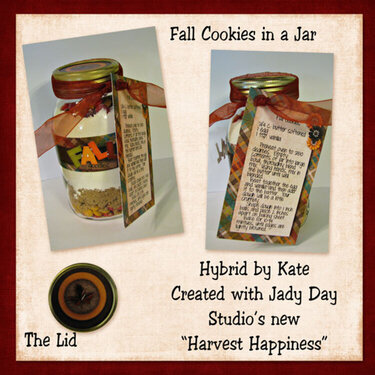 Fall Cookies in a Jar