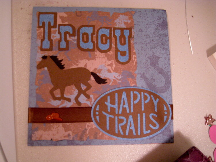 Western Birthday Card