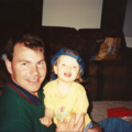me as a little girl with daddy