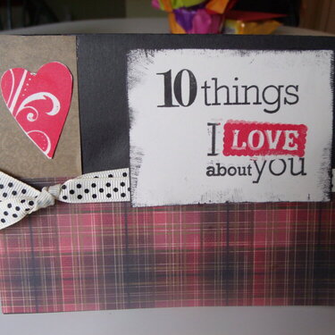 10 things valentine card