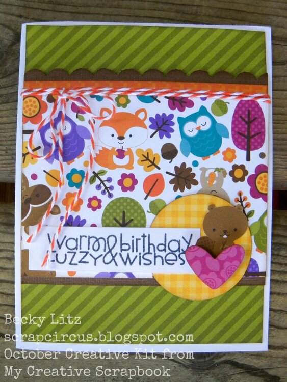 Warm &amp; Fuzzy Birthday Wishes *My Creative Scrapbook Kit