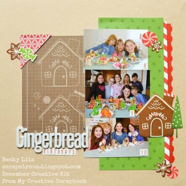 Gingerbread Birthdays *My Creative Scrapbook Kit*