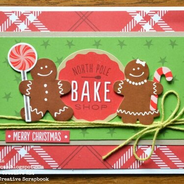 Gingerbread Christmas Card *My Creative Scrapbook Kit*