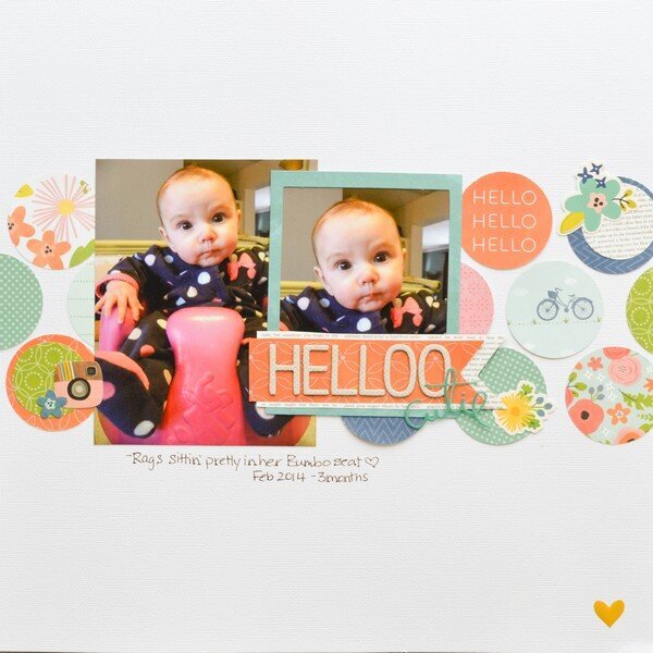 Helooo Cutie *My Creative Scrapbook kit club*