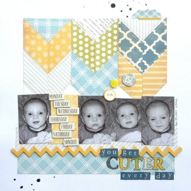 You Get Cuter Every Day *My Creative Scrapbook Kit