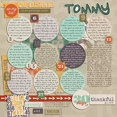 Tommy&#039;s 30 Days of Thankful