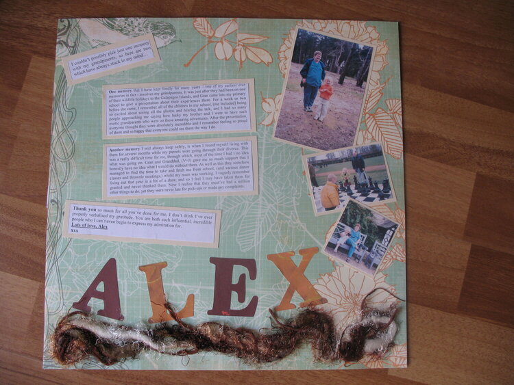 Alex&#039;s page!