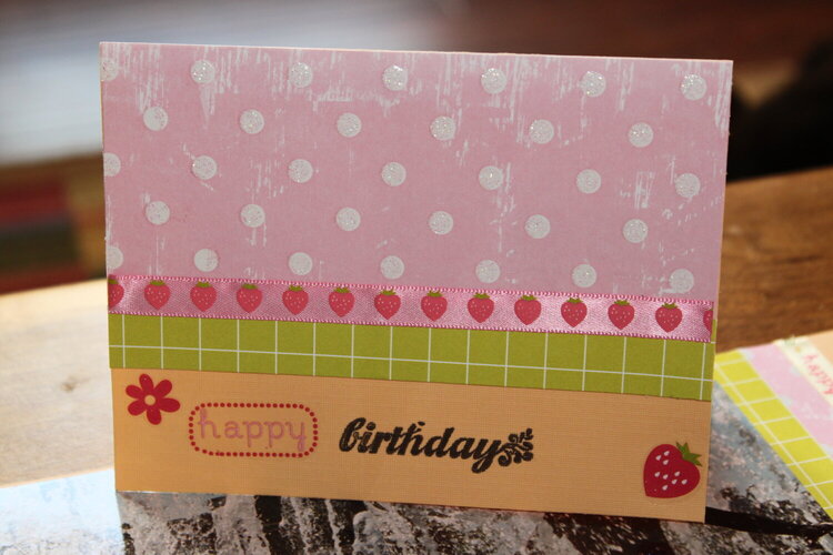 Berry Happy Birthday card