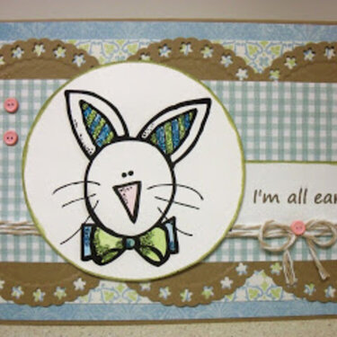 Im All Ears Bunny Card