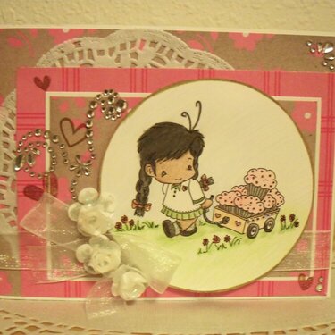 Cupcake Love Card