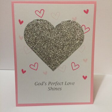 God&#039;s Perfect Love Valentine&#039;s Card