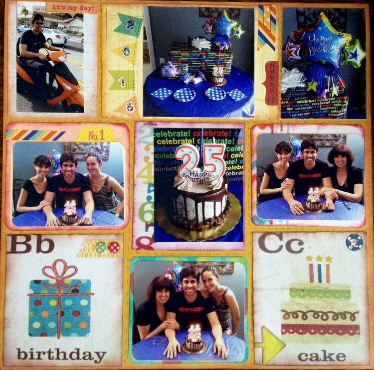 MY YOUNGEST SON&#039;S BIRTHDAY 2015
