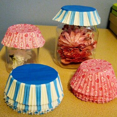 CUTE WAY TO COVER JARS LIDS 1