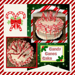 CANDY CANES CAKE (National Candy Cane Day)