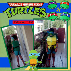 NINJA TURTLE AT HOME!