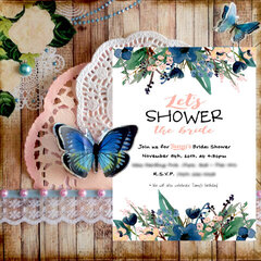 MY DAUGHTER'S BRIDAL SHOWER INVITATION