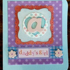 CARD FOR BABY GIRL ALANA