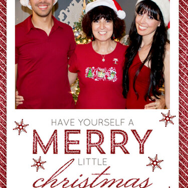 CHRISTMAS CARD 2015 (WITH PHOTO)