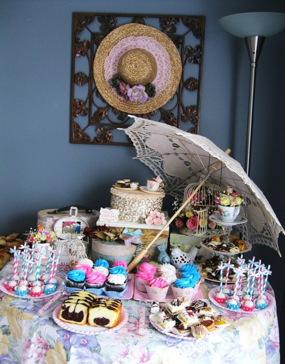 VINTAGE TEA PARTY FOR MY DAUGHTER&#039;S B-DAY