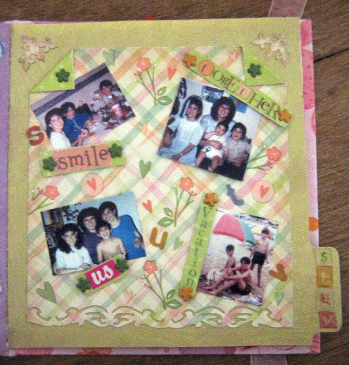 MINI ALBUM A-Z - 4x4 - PAGE S, T, U, V