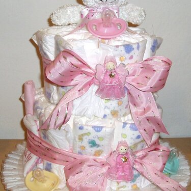 DIAPERS CAKE - GIRL