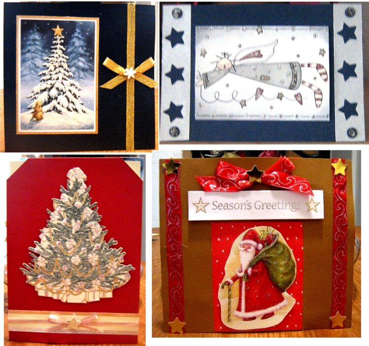 RECYCLING OLD X-MAS CARDS AND TAGS 1