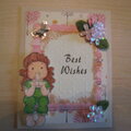 Magnolia Best Wishes Card