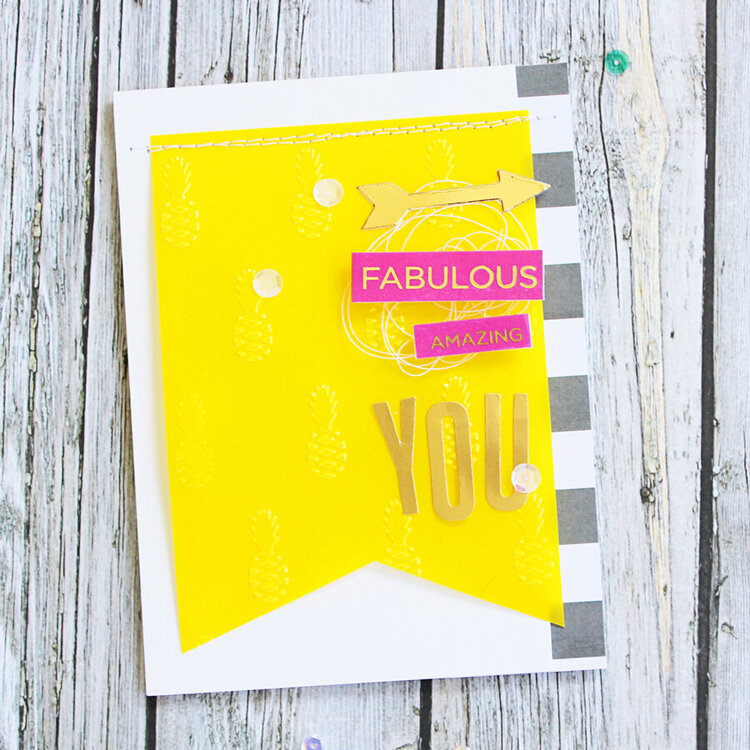 Fabulous You Card *Bazzill Basics*
